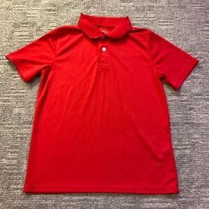 Cat & Jack Vibrant Red Polo Shirt